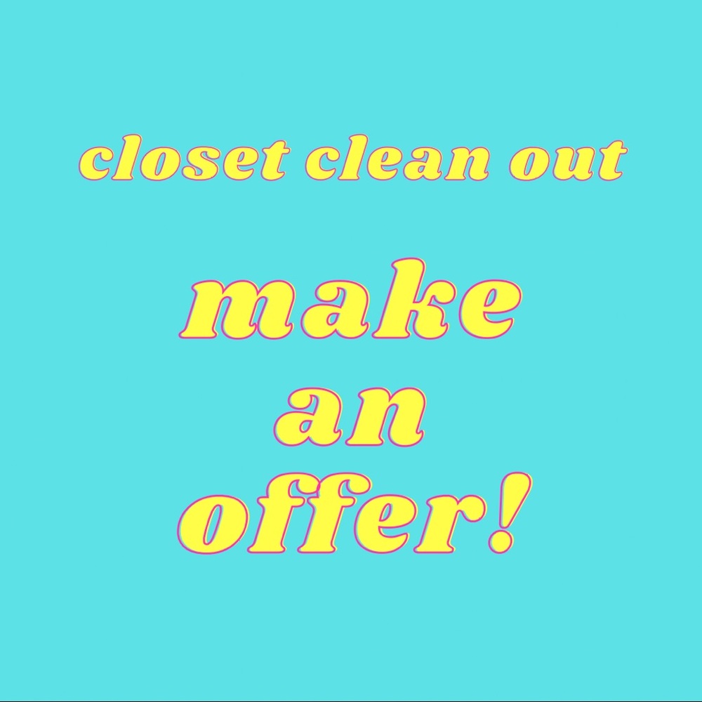 All reasonable offer accepted!